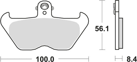 TRW Bremsbeläge MCB 680 Bremsbelag MCB 680 SV Sintermetall