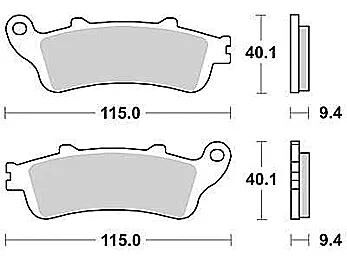 TRW Bremsbeläge MCB 693 Bremsbelag MCB 693 Bio-Standard