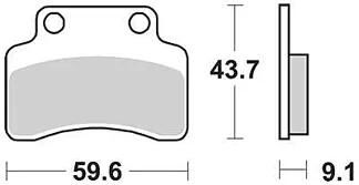 TRW Bremsbeläge MCB 694 Bremsbelag MCB 694 Bio-Standard