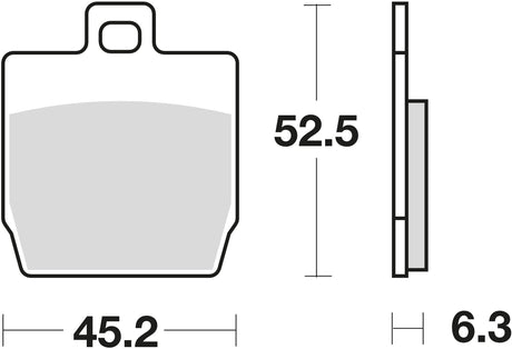 TRW Bremsbeläge MCB 701 Bremsbelag MCB 701 Bio-Standard