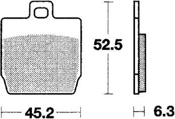TRW Bremsbeläge MCB 701 Bremsbelag MCB 701 SR Sintermetall