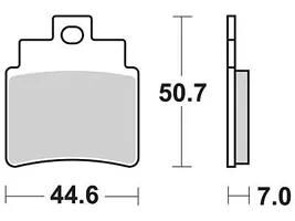 TRW Bremsbeläge MCB 732 Bremsbelag MCB 732 Bio-Standard