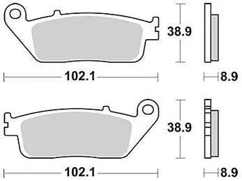 TRW Bremsbeläge MCB 764 Bremsbelag MCB 764 SH Sintermetall