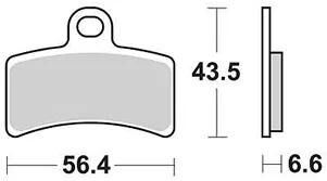 TRW Bremsbeläge MCB 770 Bremsbelag MCB 770 Bio-Standard