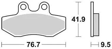 TRW Bremsbeläge MCB 774 Bremsbelag MCB 774 Bio-Standard