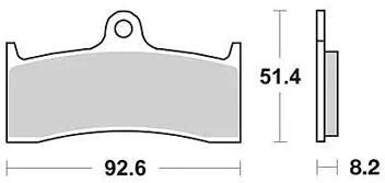 TRW Bremsbeläge MCB 660 Bremsbelag MCB 660 TRQ Sint.Metal Raing