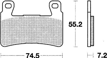 TRW Bremsbeläge MCB 703 Bremsbelag MCB 703 TRQ Sint.Metal Racing