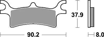TRW Bremsbeläge MCB 798 Bremsbelag MCB 798 Si aus Sintermetall