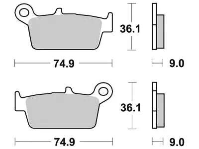 TRW Bremsbeläge MCB 665 Bremsbelag MCB 665 EC organisch