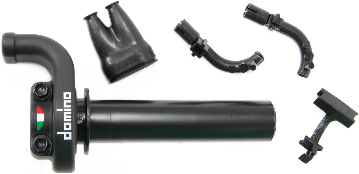 Domino Gasdrehgriffhalterung kre03 . Gasgriffe Alu SW 2-zug KR03
