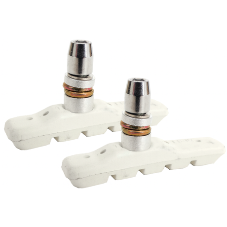 Kantenbremsblock Set V-Brems 72mm Weiß