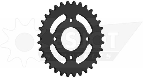 Esjot Kettenrad 0268 Kettenrad 415 54z Stahl schwarz