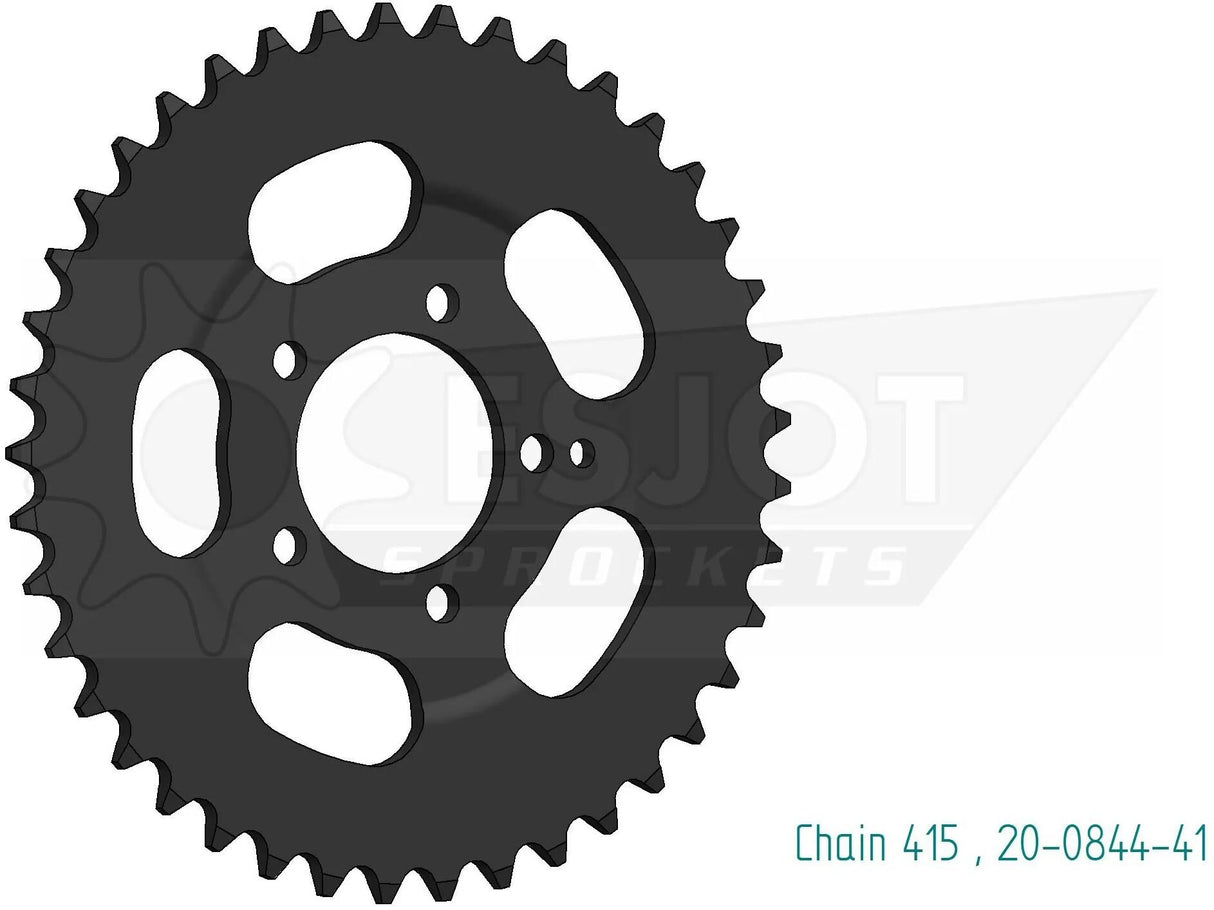 Esjot Kettenrad 0844 Kettenrad 415 41z Stahl schwarz