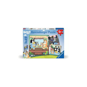 Ravensburger Puzzle „Die Abenteuer von Bluey“, 3x49 Teile
