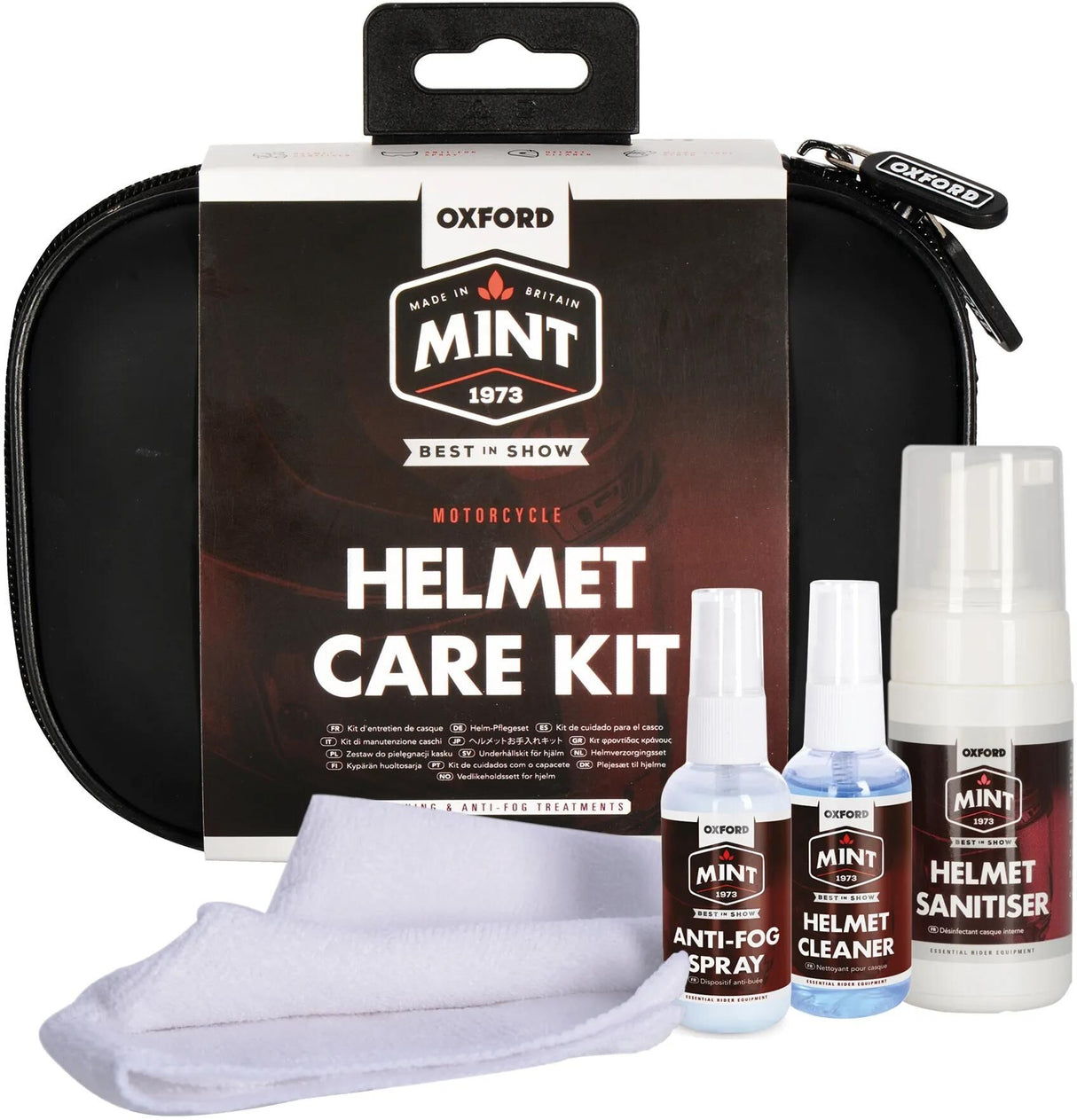 Mint Helm-Wartungsset Oxford Helm-Pflegeset. Helmpflegeset Oxford