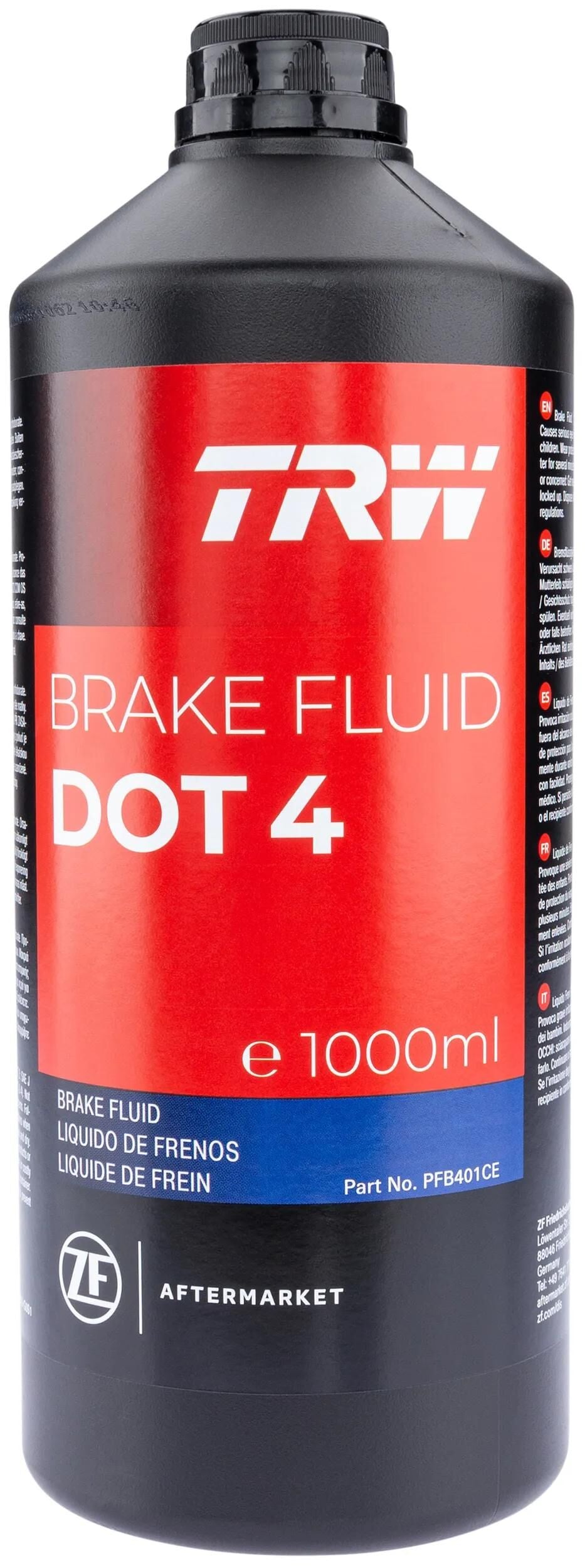 Trw Bremsflüssigkeit Punkt 4 Bremsflüssigkeit. dot4 1 Liter