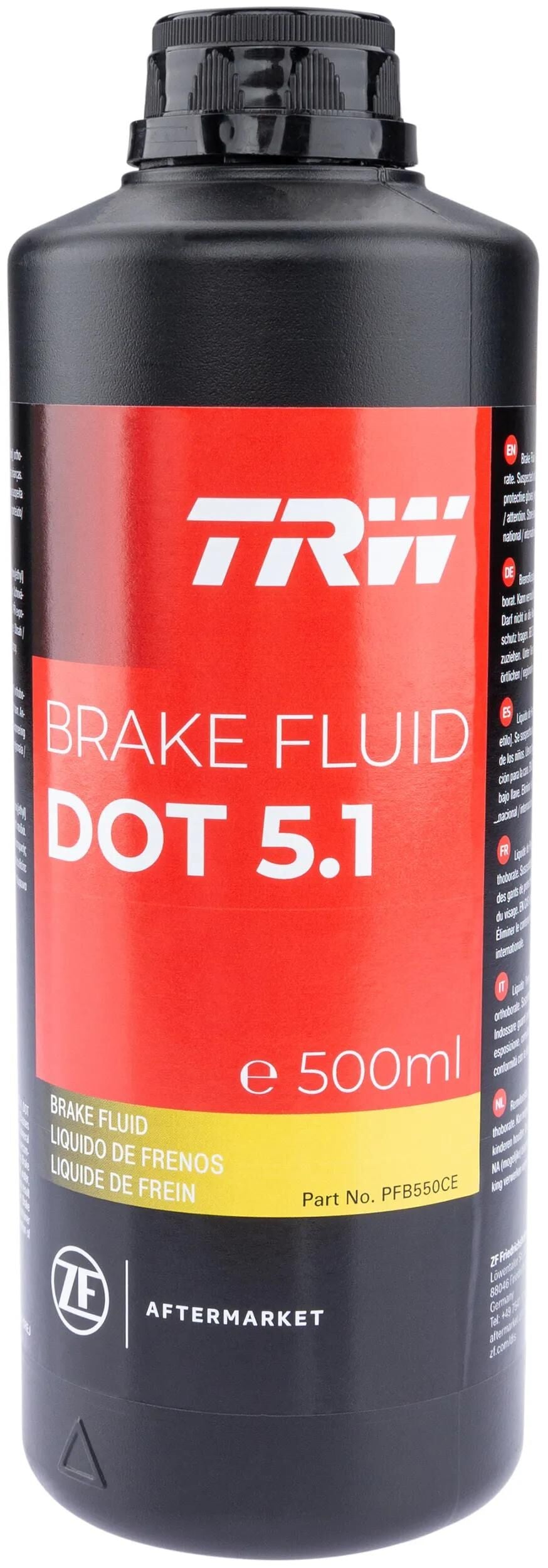 TRW Bremsflüssigkeit Dot 5.1 Bremsflüssigkeit. dot5.1 500 ml
