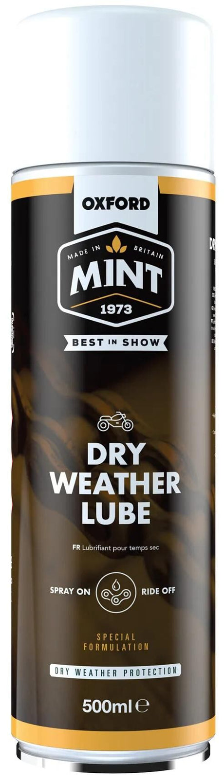Mint Oxford Kettenspray, trockenes Wetterschmiermittel, Kettenspray Oxford, 500 ml, OC205