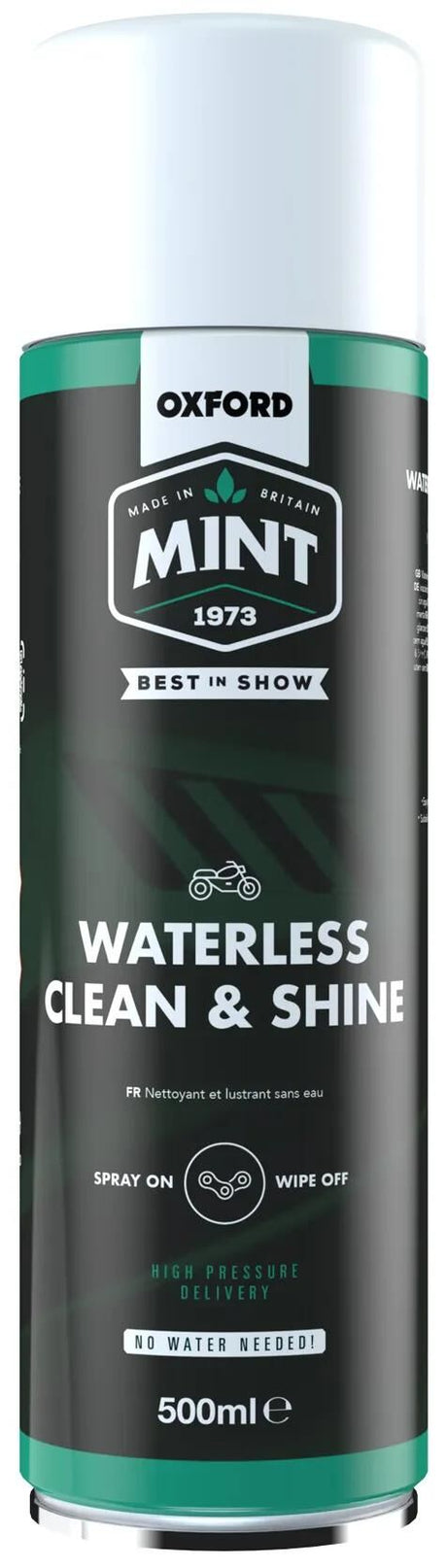 Mint Cleaner Oxford wasserlos, sauber, glänzend, Schaumwirkung. Reiniger Oxford All-in 500 ml OC209