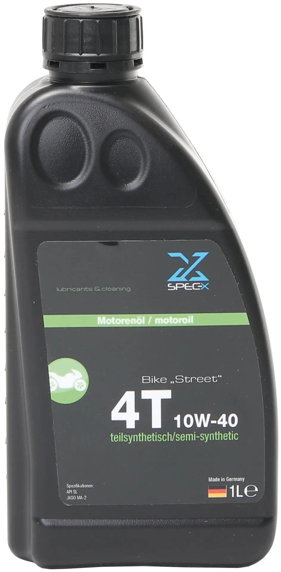 Spec-x Motoröl Fahrrad 4t Straßenmotoröl 4t 10w-40 stre 1l Fahrrad