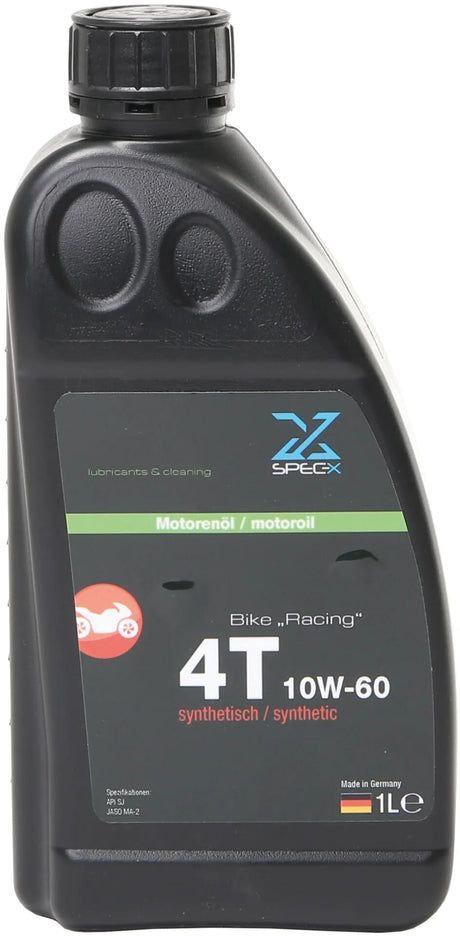 Spec-x Motoröl Fahrrad 4t Rennmotoröl 4t 10w-60 Raci 1l Fahrrad