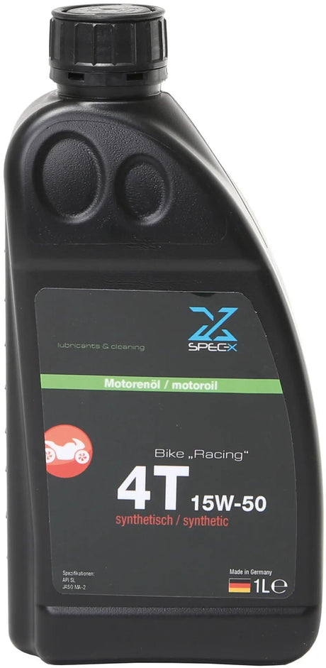 Spec-x Motoröl Fahrrad 4t Rennmotoröl 4t 15w-50 Raci 1l Fahrrad