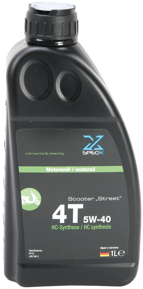 Spec-x Motoröl Roller 4t Straßenmotoröl 4t 5w-40 1l Roller