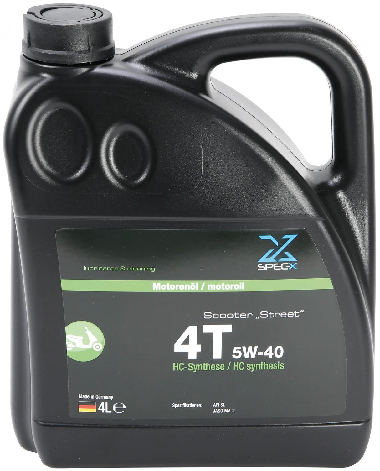 Spec-x Motoröl Roller 4t Straßenmotoröl 4t 5w-40 4l Roller
