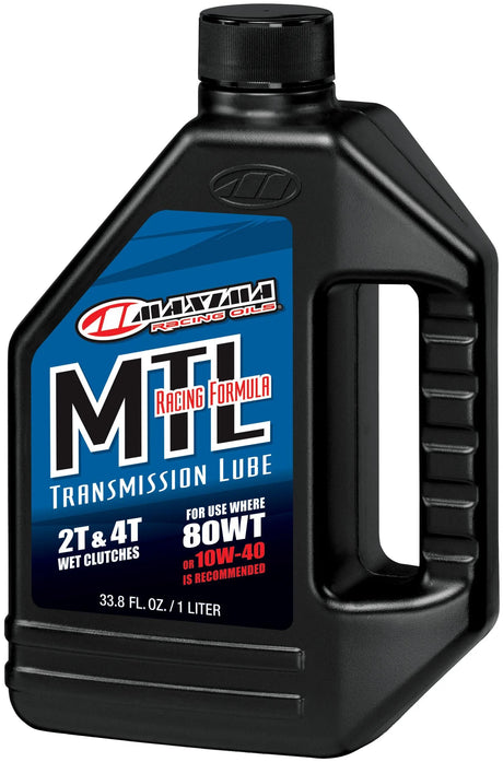 Maxima Rennöle Getriebeöl MTL-R 2-Takt-Getriebe 80 WT. trans. Öl Maxima MTL-R 2-Takt 80wt 1l