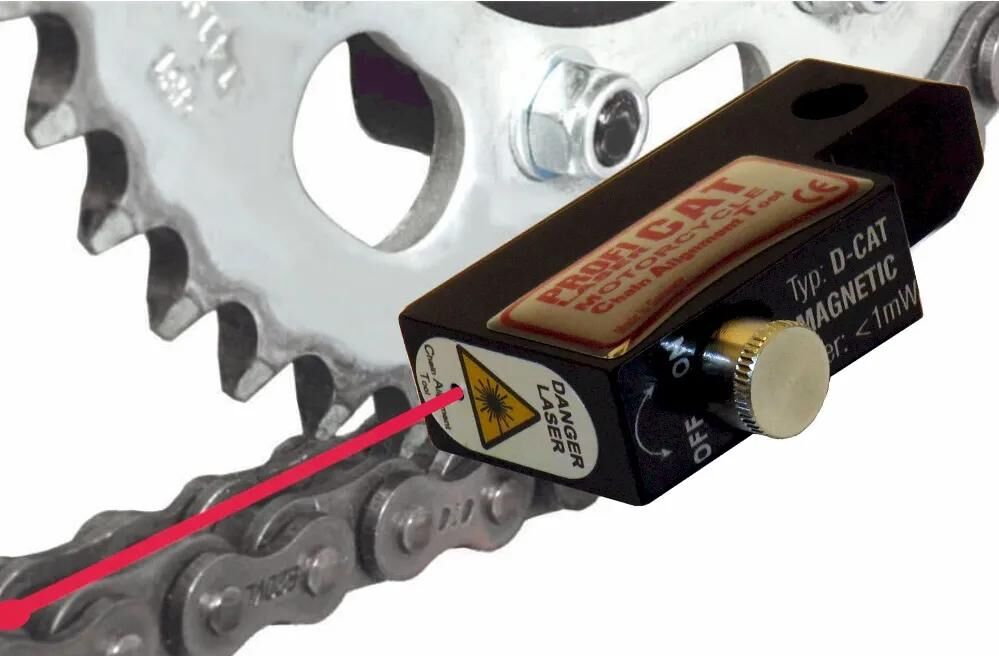 Profi-Produkte Kettenausrichtungstester Cat Laser Magnet Kettenausrichtungstester PP Cat-Dot-Magnet