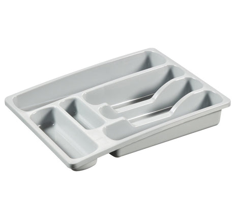 Curver Besteckkasten 6 Fächer 36x29x6 cm grau