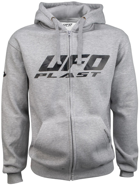 UFO Plast UFO Jacke Plast Hoodie Sweatshirt UFO Grau Gr. xl