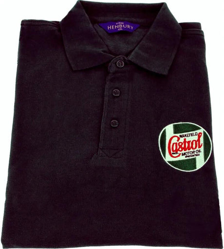 Castrol Classic Poloshirt Poloshirt Classic Schwarz Gr. m 48
