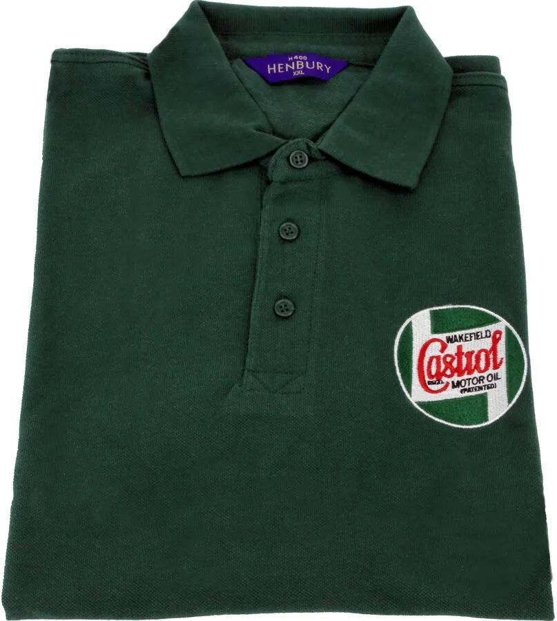 Castrol klassisches Poloshirt Poloshirt klassische grüne Größe. m 48