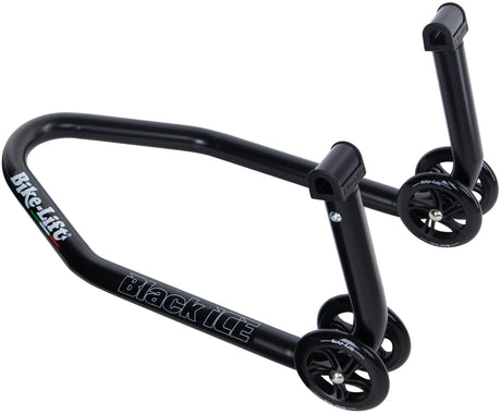 Bike-Lift Fahrradlift Fahrerlagerständer Black Ice Bi-FS Montagetest. Glatteis vor der Universität