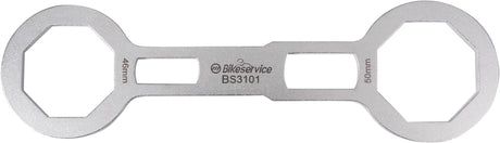 Bikeservice Schlüssel für Vorderradgabelkappen Schl Gabelkappe BST 46x50mm 8knt