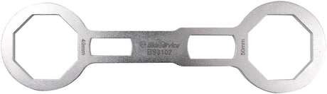 Bikeservice Schlüssel für Vorderradgabelkappen Schl Gabelkappe BST 49x50mm 8knt