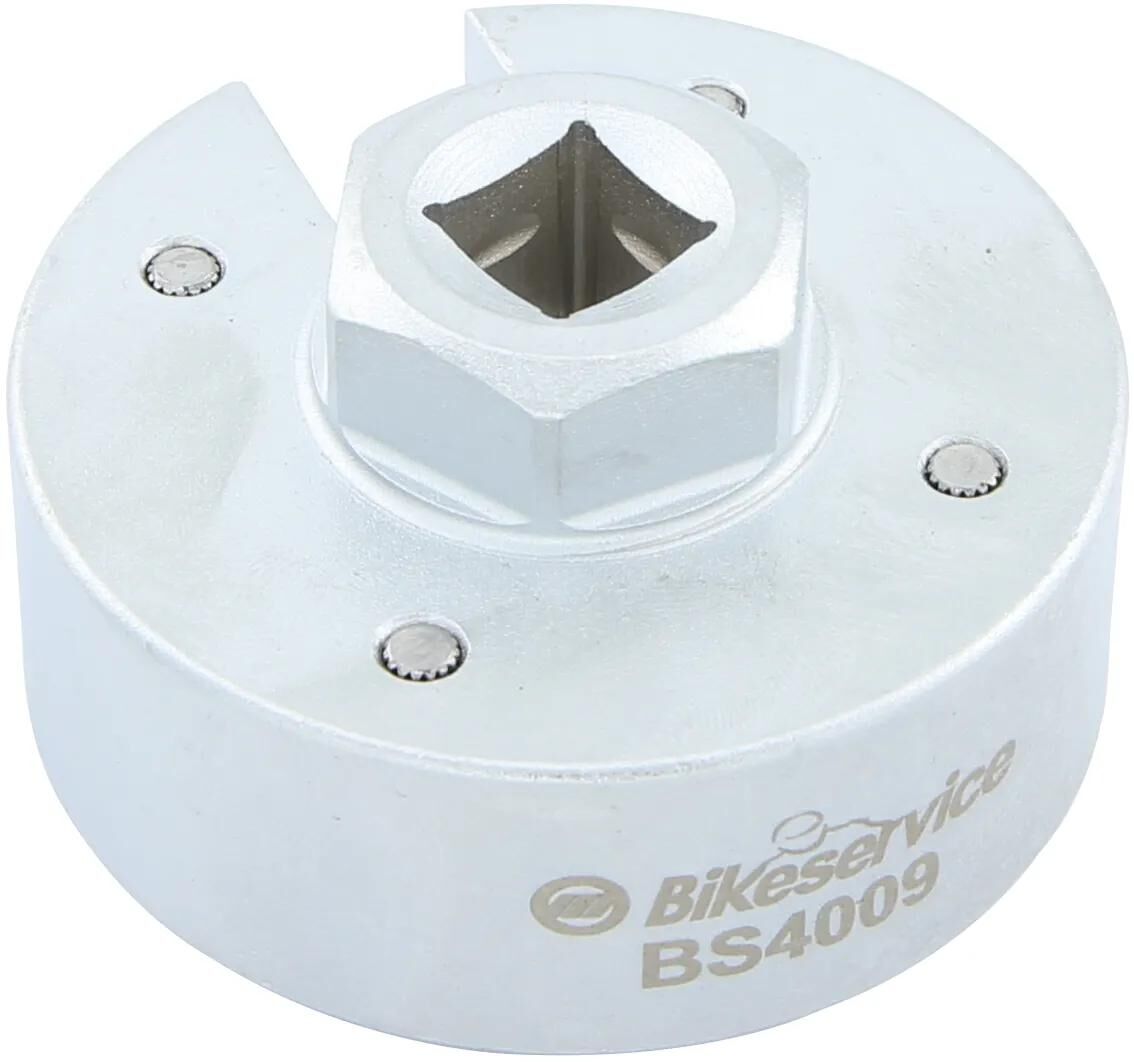 Bikeservice Kronenmutterschlüssel Schlüsselmutter BST 4pin 40mm m Aussparung