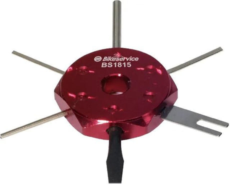 Bikeservice Entriegelungswerkzeug 6 in 1 montgwrkz 6in1 Plug-in v rot