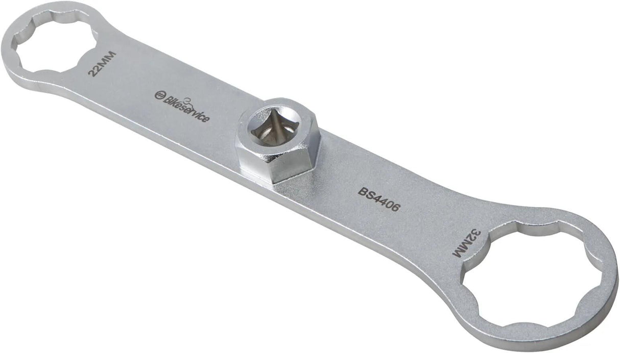 Bikeservice Schlüssel für Vorderradgabelkappen Schl Gabelkappe BST 22x32mm 6knt