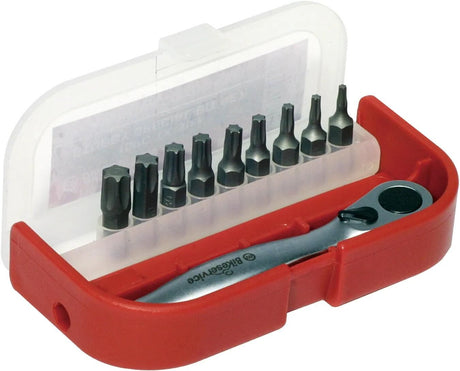 Bikeservice Bit-Set BS9729 Bitstz M Umschltknr BST 10tlg Torx