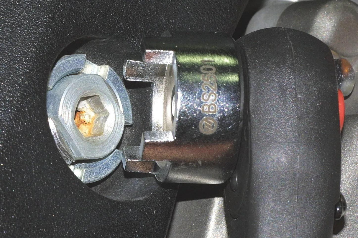 Bikeservice Kronenmutterschlüssel Schlüsselmutter BST 4pin 30mm
