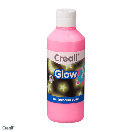 Creall leuchtet im Dunkeln rosa Farbe, 250 ml