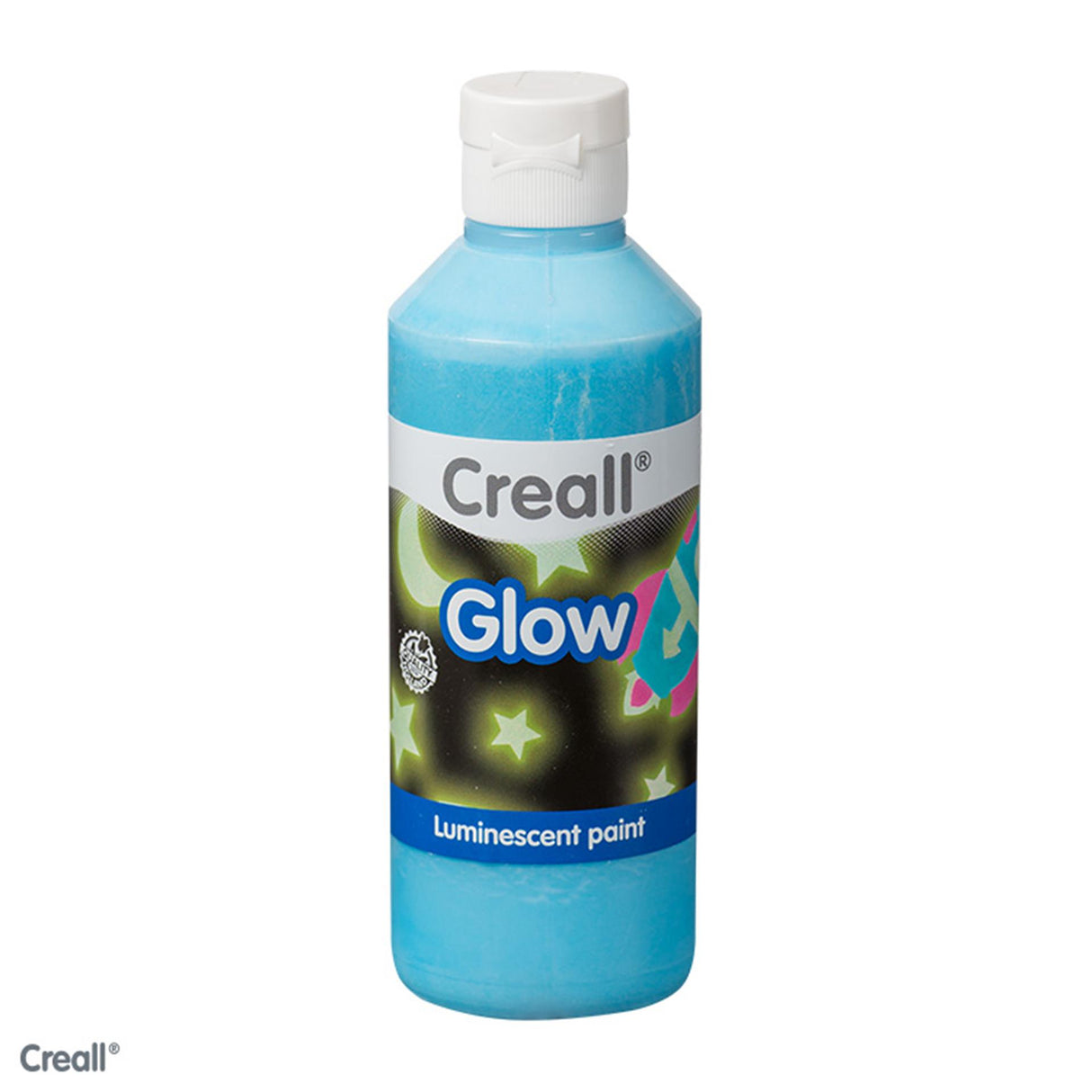 Creall leuchtet im Dunkeln, blau, 250 ml