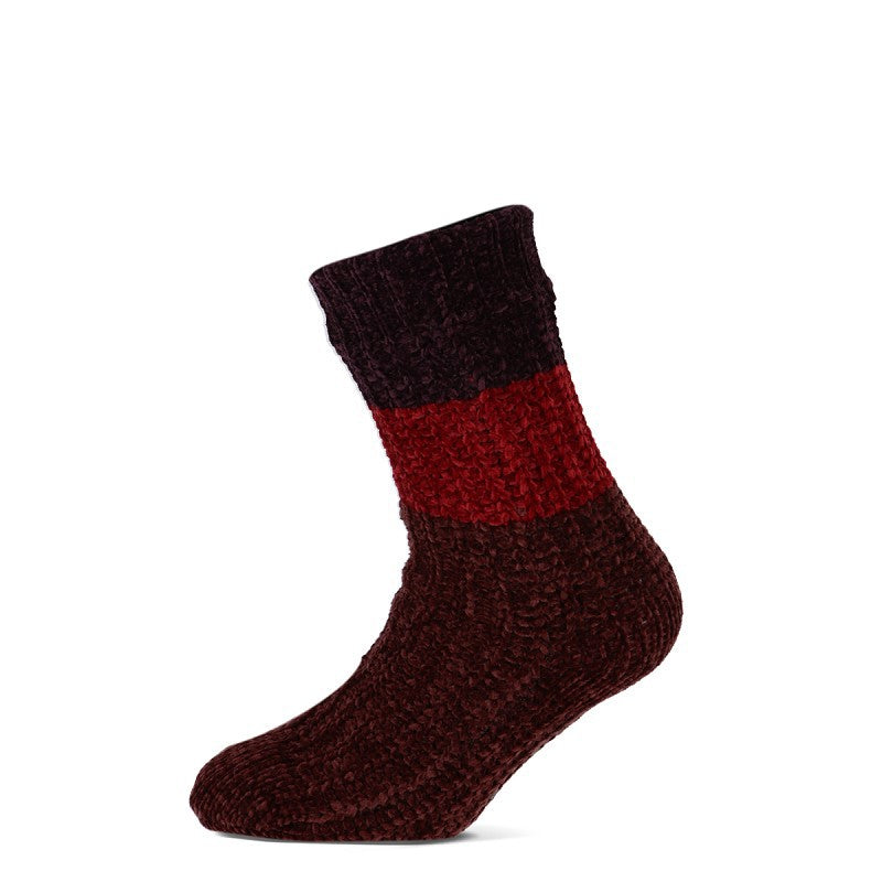 Producten homesocks basset chenille colourblock assortiment 30 paar