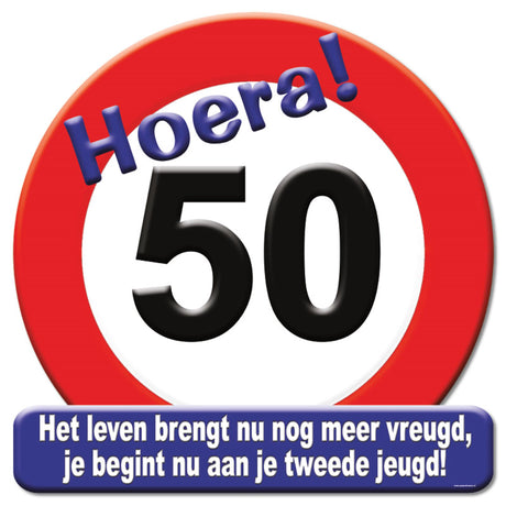 Paperdreams-Tribute-Schild-Verkehrsschild – 50 Jahre