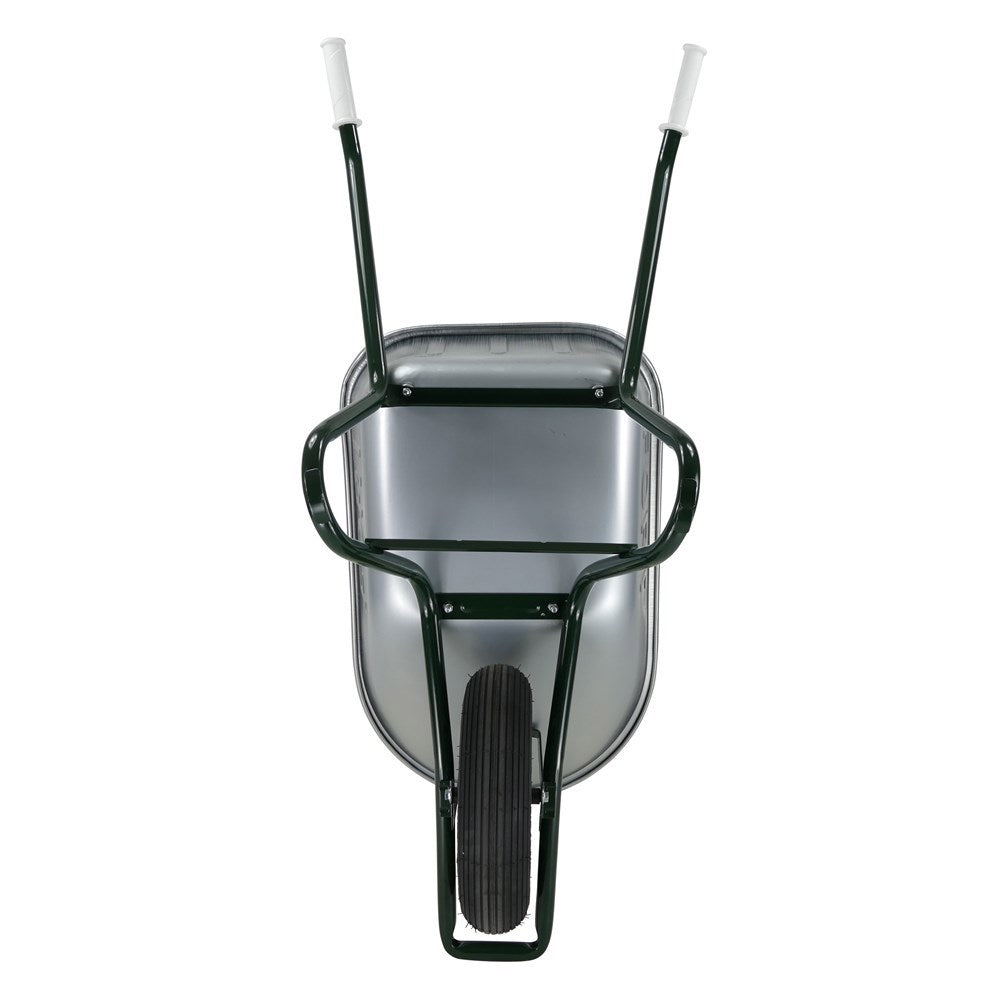 Fort Products Schubkarre 80l verzinkter Behälter mit lackiertem Boden