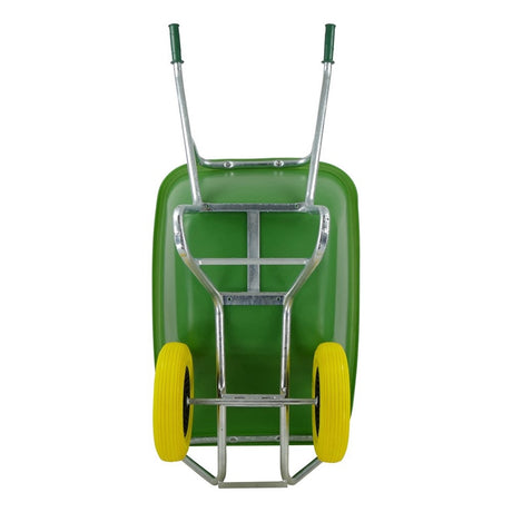Fort Products Schubkarre F S 200l grün, Lieferung mit 2 NML-Rädern