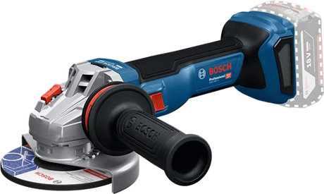 Bosch Blue GWS 18V-11 Akku-Winkelschleifer | 125mm | ohne Batterien und Ladegerät in L-Boxx – 06019n4102