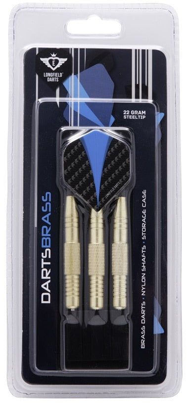 Longfield Darts Messing 22 Gramm im Koffer 3 Stück